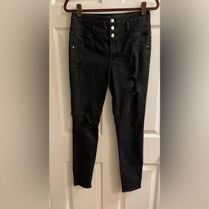 REFUGE~ SKINNY BLACK JEANS~10